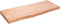vidaXL - Tafelblad - 100x40x(2-6)cm - behandeld - massief - eikenhout - lichtbruin