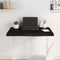 vidaXL - Tafelblad - 100x40x2 - cm - behandeld - massief - eikenhout - donkerbruin