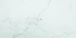 vidaXL - Tafelblad - 100x50 - cm - 6 - mm - gehard - glas - met - marmeren - design - wit