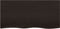 vidaXL - Tafelblad - 100x50x(2-4)cm - behandeld - eikenhout - donkerbruin