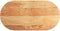 vidaXL - Tafelblad - 100x50x2 - cm - ovaal - massief - eikenhout - lichtbruin