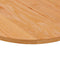 vidaXL - Tafelblad - 100x50x2 - cm - ovaal - massief - eikenhout - lichtbruin