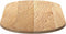 vidaXL - Tafelblad - 100x50x2 - cm - ovaal - massief - eikenhout