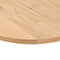 vidaXL - Tafelblad - 100x50x2 - cm - ovaal - massief - eikenhout