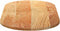 vidaXL - Tafelblad - 100x50x2 - cm - ovaal - massief - eikenhout - lichtbruin