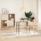vidaXL - Tafelblad - 100x50x2 - cm - ovaal - massief - eikenhout
