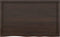 vidaXL - Tafelblad - 100x60x(2-4)cm - behandeld - eikenhout - donkerbruin