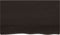 vidaXL - Tafelblad - 100x60x(2-4)cm - behandeld - eikenhout - donkerbruin