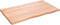vidaXL - Tafelblad - 100x60x(2-4)cm - behandeld - massief - eikenhout - lichtbruin
