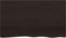 vidaXL - Tafelblad - 100x60x(2-6)cm - behandeld - eikenhout - donkerbruin