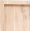 vidaXL - Tafelblad - 100x60x(2-6) - cm - onbehandeld - massief - eikenhout