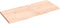vidaXL - Tafelblad - 120x50x(2-4) - cm - onbehandeld - massief - eikenhout