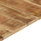 vidaXL - Tafelblad - 120x60x(1,5-1,6) - cm - ruw - mangohout