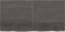 vidaXL - Tafelblad - 120x60x(2-4)cm - behandeld - eikenhout - donkerbruin