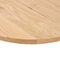 vidaXL - Tafelblad - 120x60x2 - cm - ovaal - massief - eikenhout
