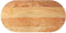 vidaXL - Tafelblad - 120x60x4 - cm - ovaal - massief - eikenhout - lichtbruin