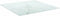 vidaXL - Tafelblad - 120x65 - cm - 8 - mm - gehard - glas - met - marmeren - design - wit