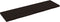 vidaXL - Tafelblad - 140x40x(2-4)cm - behandeld - eikenhout - donkerbruin