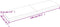 vidaXL - Tafelblad - 140x40x(2-4)cm - behandeld - massief - eikenhout - lichtbruin