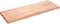 vidaXL - Tafelblad - 140x50x(2-6)cm - behandeld - massief - eikenhout - lichtbruin