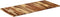 vidaXL - Tafelblad - 140x60x(2,5-2,7) - cm - massief - acaciahout
