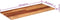 vidaXL - Tafelblad - 140x60x(2,5-2,7) - cm - massief - acaciahout
