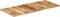vidaXL - Tafelblad - 140x60x(2,5-2,7) - cm - ruw - mangohout