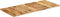 vidaXL - Tafelblad - 140x60x(2,5-2,7) - cm - ruw - mangohout