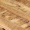 vidaXL - Tafelblad - 140x60x(2,5-2,7) - cm - ruw - mangohout