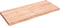 vidaXL - Tafelblad - 140x60x(2-6)cm - behandeld - massief - eikenhout - lichtbruin