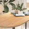 vidaXL - Tafelblad - 140x60x2 - cm - ovaal - massief - eikenhout