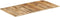 vidaXL Tafelblad 15-16 mm 120x60 cm massief mangohout