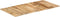 vidaXL Tafelblad 15-16 mm 120x60 cm massief mangohout