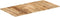 vidaXL Tafelblad 15-16 mm 120x60 cm massief mangohout