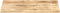 vidaXL Tafelblad 15-16 mm 140x60 cm massief mangohout