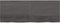 vidaXL - Tafelblad - 160x60x(2-4)cm - behandeld - eikenhout - donkerbruin