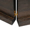 vidaXL - Tafelblad - 160x60x(2-4)cm - behandeld - eikenhout - donkerbruin