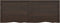 vidaXL - Tafelblad - 160x60x(2-6)cm - behandeld - eikenhout - donkerbruin