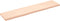 vidaXL - Tafelblad - 180x40x(2-6) - cm - onbehandeld - massief - eikenhout