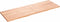 vidaXL - Tafelblad - 180x60x(2-4)cm - behandeld - massief - eikenhout - lichtbruin