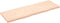 vidaXL - Tafelblad - 180x60x(2-6) - cm - onbehandeld - massief - eikenhout