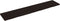 vidaXL - Tafelblad - 200x40x(2-4)cm - behandeld - eikenhout - donkerbruin