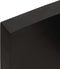 vidaXL - Tafelblad - 200x60x(2-6)cm - behandeld - eikenhout - donkerbruin
