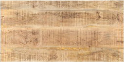 vidaXL - Tafelblad - 25-27 - mm - 100x60 - cm - massief - mangohout