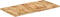 vidaXL Tafelblad 25-27 mm 120x60 cm massief mangohout
