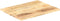 vidaXL - Tafelblad - 25-27 - mm - 70x60 - cm - massief - mangohout