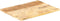 vidaXL - Tafelblad - 25-27 - mm - 80x60 - cm - massief - mangohout