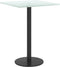 vidaXL - Tafelblad - 30x30 - cm - 6 - mm - gehard - glas - met - marmeren - design - wit