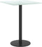 vidaXL - Tafelblad - 30x30 - cm - 6 - mm - gehard - glas - met - marmeren - design - wit