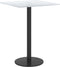 vidaXL - Tafelblad - 30x30 - cm - 6 - mm - gehard - glas - met - marmeren - design - wit